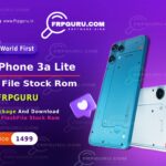 Nothing 3a Lite FRP Flash File ready for download
